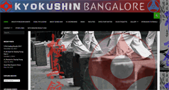 Desktop Screenshot of kyokushinbangalore.com